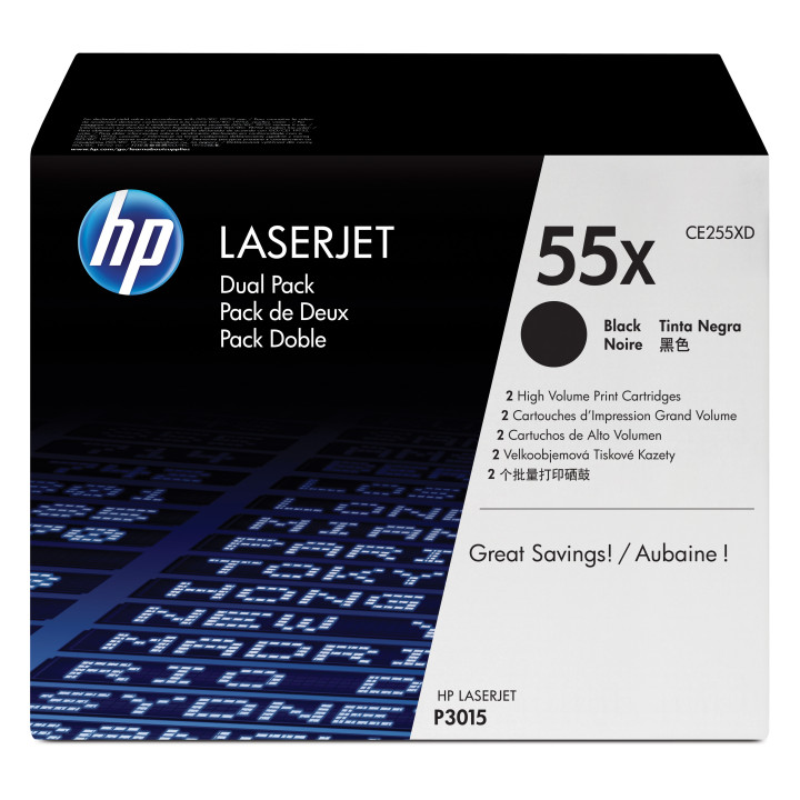 HP 55X Original Preto 2 unidade(s)