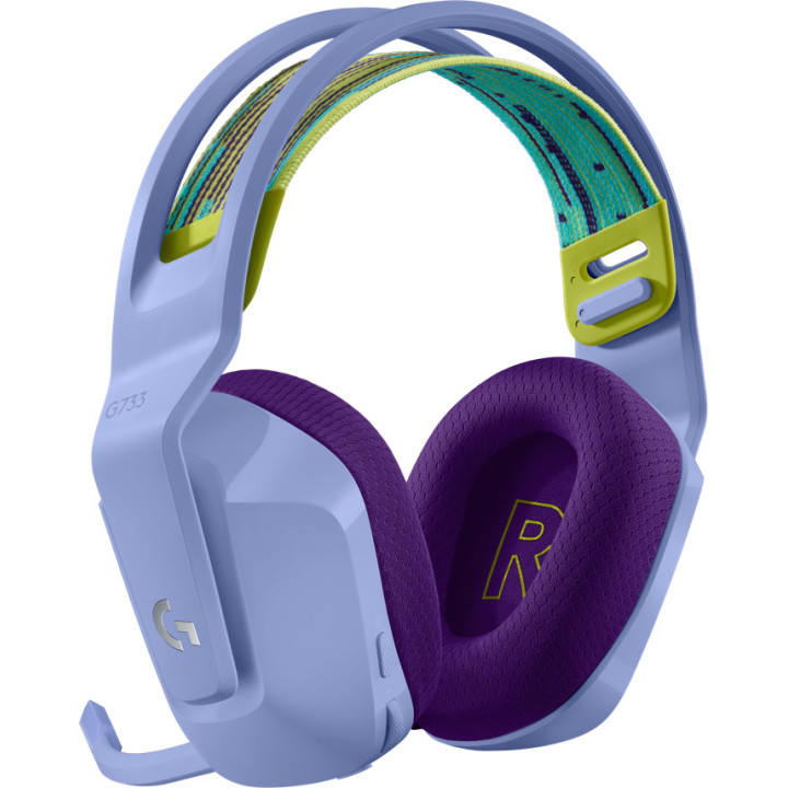 Logitech G G733 Auscultadores Fita de cabeça Lilás