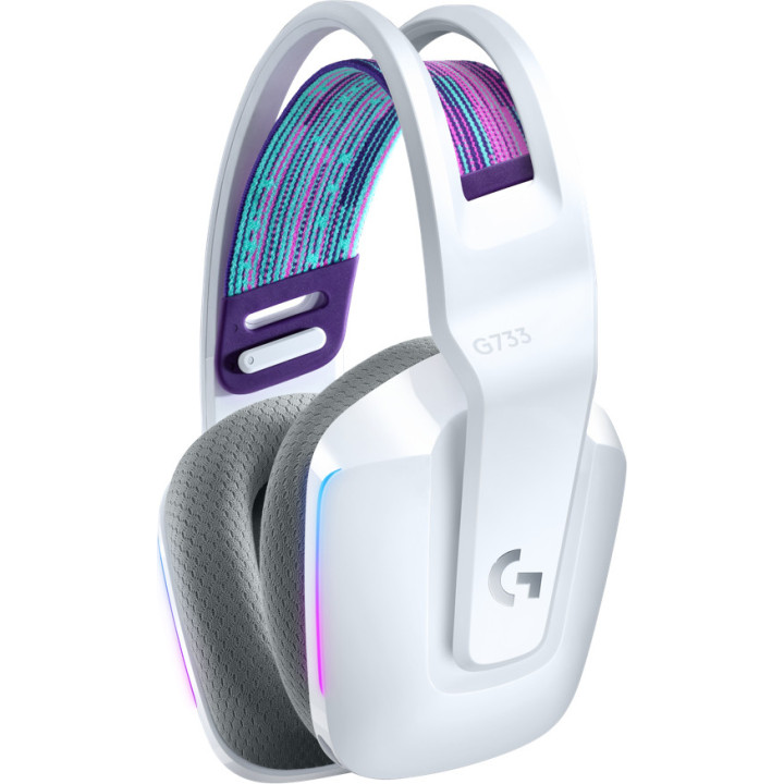 Logitech G G733 Auscultadores Fita de cabeça Branco