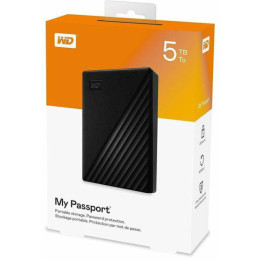 Western Digital My Passport disco externo 5TB Preto - WDBPKJ0050BBK-WESN