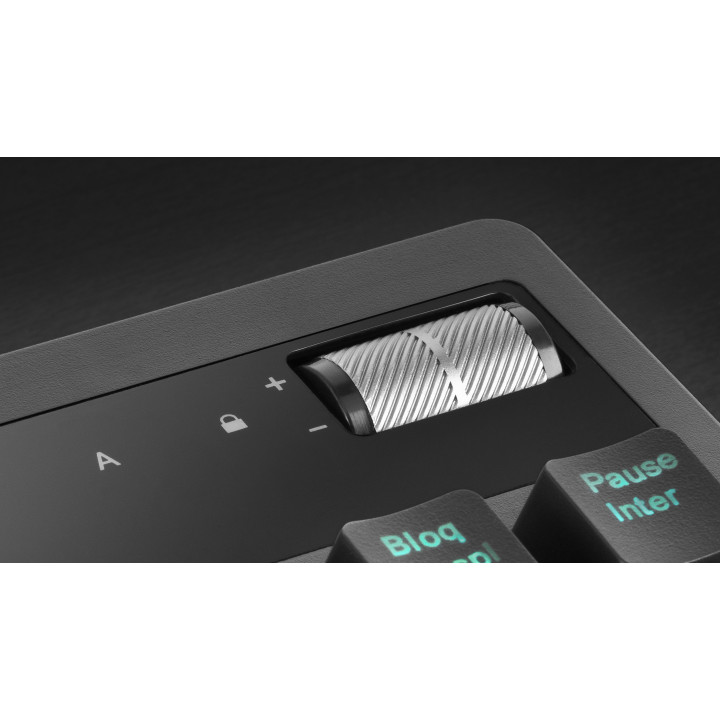 Mars Gaming MKAXPPT teclado USB Português Preto, Rosa