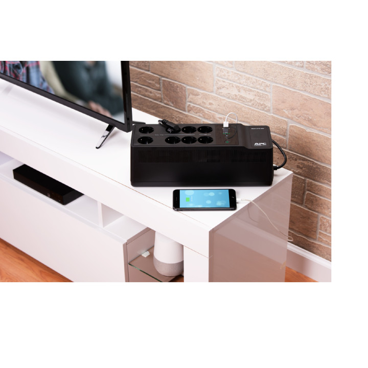 APC Back- 650VA 230V 1 USB charging port - (Offline-) USV UPS Em espera (Offline) 400 W
