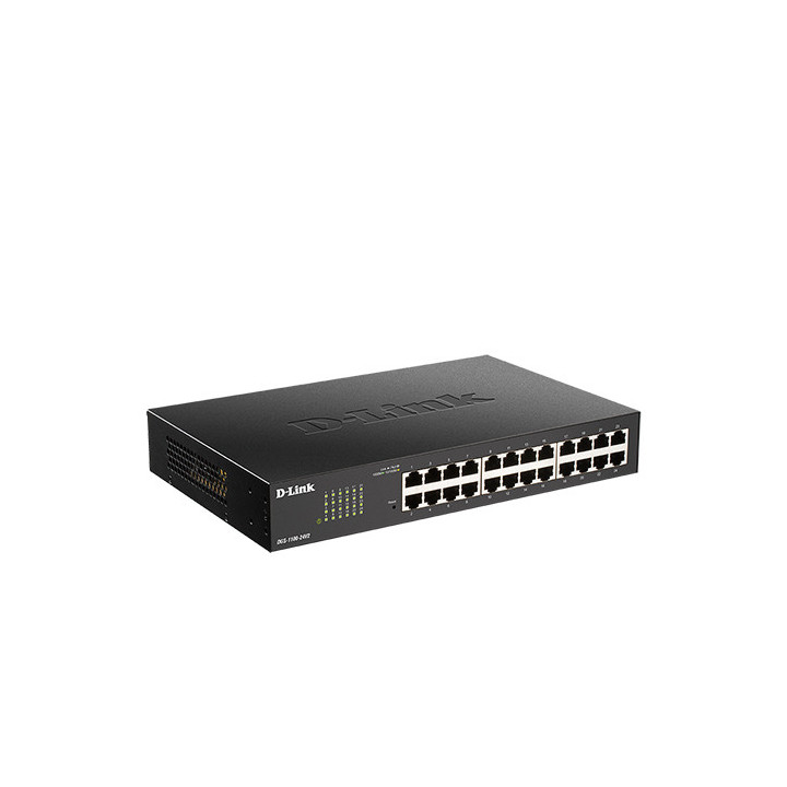 D-Link DGS-1100-24V2 switch de rede Gerido Gigabit Ethernet (10 100 1000) Preto 1U