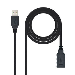 Nanocable 10.01.0901-BK cabo USB 1 m 3.2 Gen 1 (3.1 Gen 1) USB A Preto