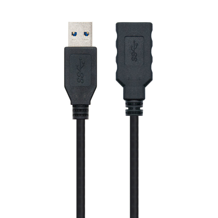 Nanocable 10.01.0901-BK cabo USB 1 m 3.2 Gen 1 (3.1 Gen 1) USB A Preto