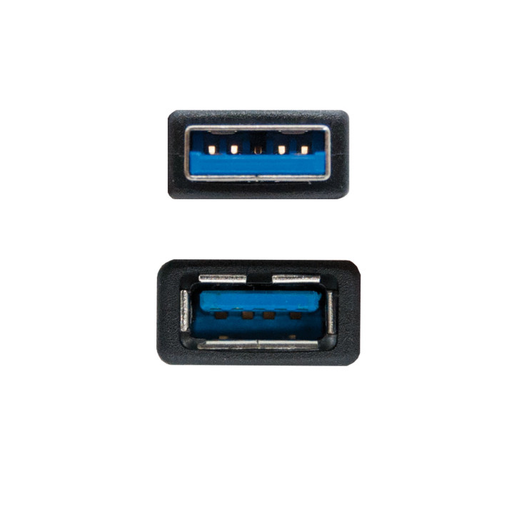 Nanocable 10.01.0901-BK cabo USB 1 m 3.2 Gen 1 (3.1 Gen 1) USB A Preto
