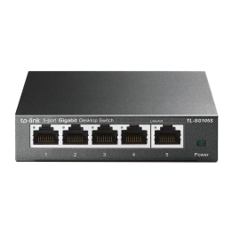 TP-LINK TL-SG105S Não-gerido L2 Gigabit Ethernet (10 100 1000) Preto
