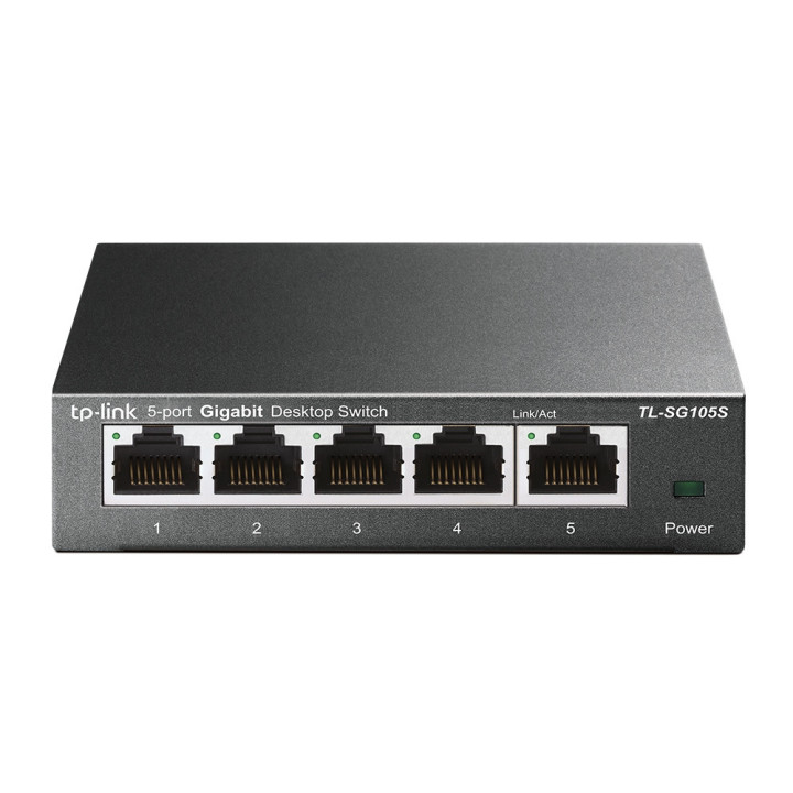 TP-LINK TL-SG105S Não-gerido L2 Gigabit Ethernet (10 100 1000) Preto