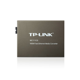 TP-LINK MC111CS conversor de rede de média 1000 Mbit s 1550 nm Modo único Preto