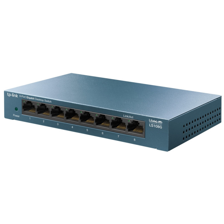 TP-LINK LS108G Não-gerido Gigabit Ethernet (10 100 1000) Azul