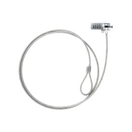 TooQ TQCLKC0015 cadeado antirroubo Prateado 1,5 m