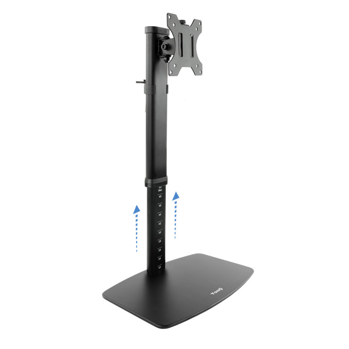 TooQ DB1127TN-B montagem e suporte para monitores 68,6 cm (27") Independente Preto