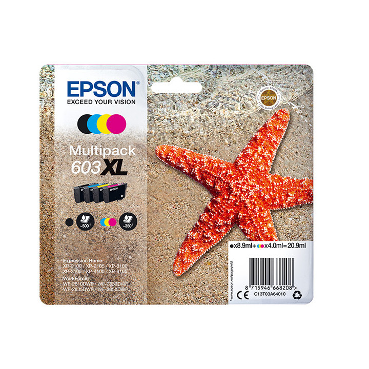 Epson C13T03A64010 tinteiro Original Preto, Ciano, Magenta, Amarelo 1 unidade(s)