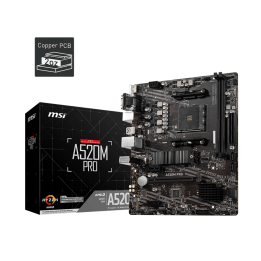 MSI A520M PRO Socket AM4 micro ATX - 911-7D14-001