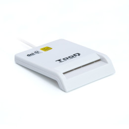 TooQ TQR-210W leitor de smart card Interior Branco USB 2.0