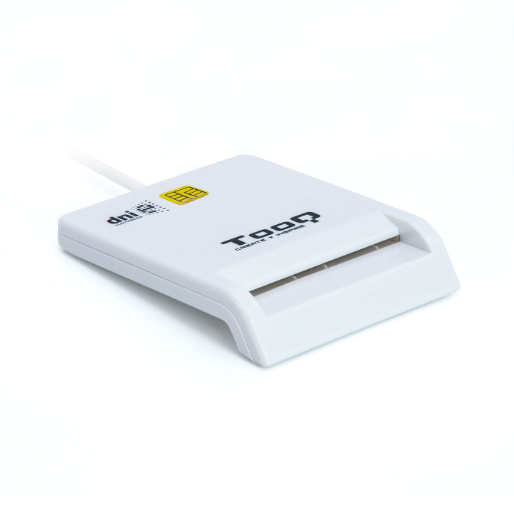 TooQ TQR-210W leitor de smart card Interior Branco USB 2.0