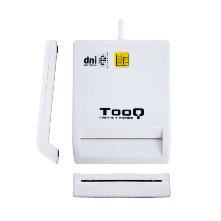 TooQ TQR-210W leitor de smart card Interior Branco USB 2.0