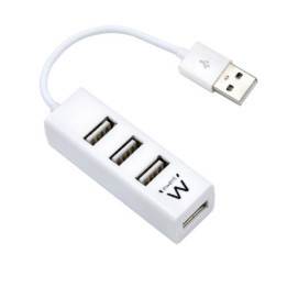 Ewent EW1122 hub de interface USB 2.0 Branco
