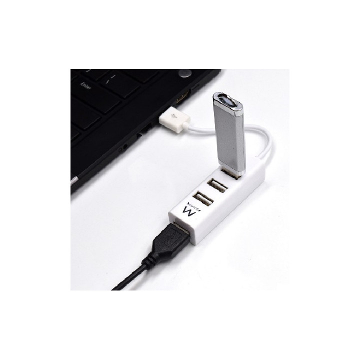 Ewent EW1122 hub de interface USB 2.0 Branco