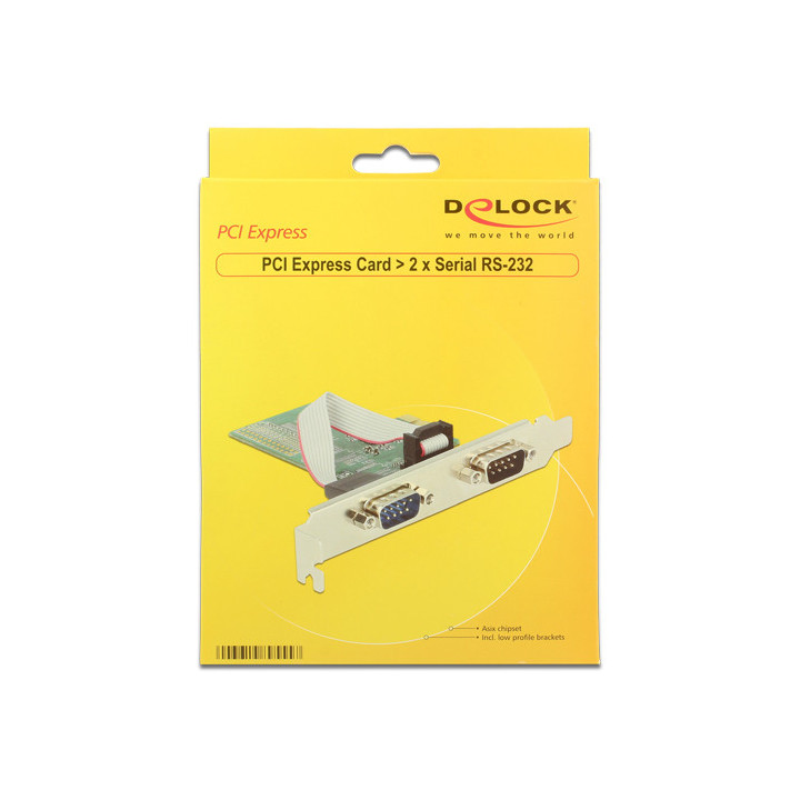 DeLOCK 89555 placa adaptador de interface Serial Interno