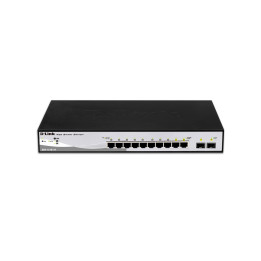 D-Link DGS-1210-10 switch de rede Gerido L2 Gigabit Ethernet (10 100 1000) Preto, Cinzento 1U