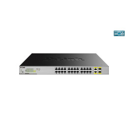 D-Link DGS-1026MP switch de rede Não-gerido Gigabit Ethernet (10 100 1000) Preto, Cinzento Power over Ethernet (PoE)