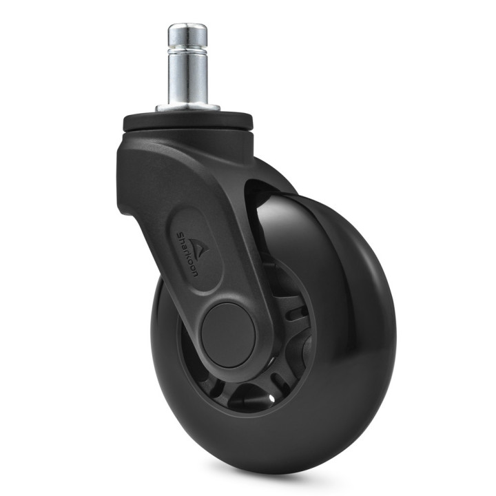Sharkoon SW10 Rodas de rodízios Preto Plástico PU