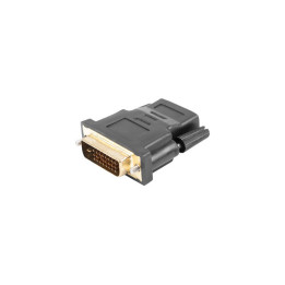 Lanberg AD-0010-BK cabo de interface adaptador de género HDMI DVI-D Preto