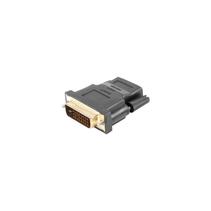 Lanberg AD-0010-BK cabo de interface adaptador de género HDMI DVI-D Preto