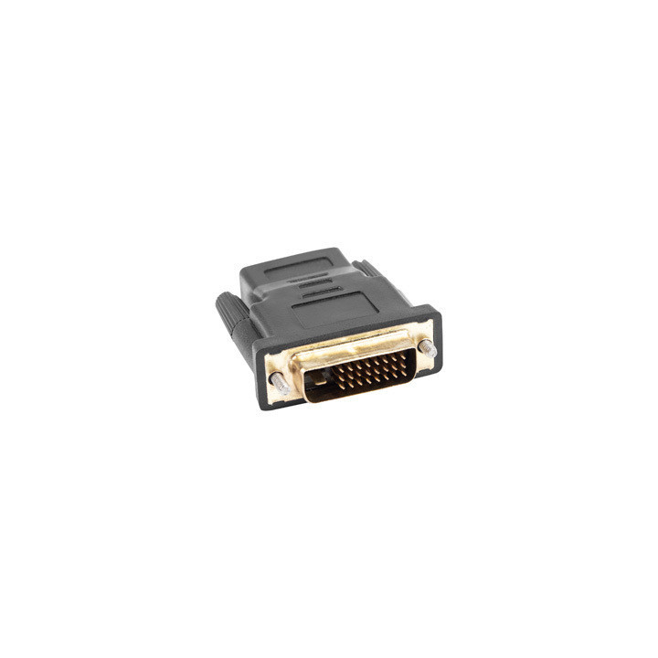 Lanberg AD-0010-BK cabo de interface adaptador de género HDMI DVI-D Preto