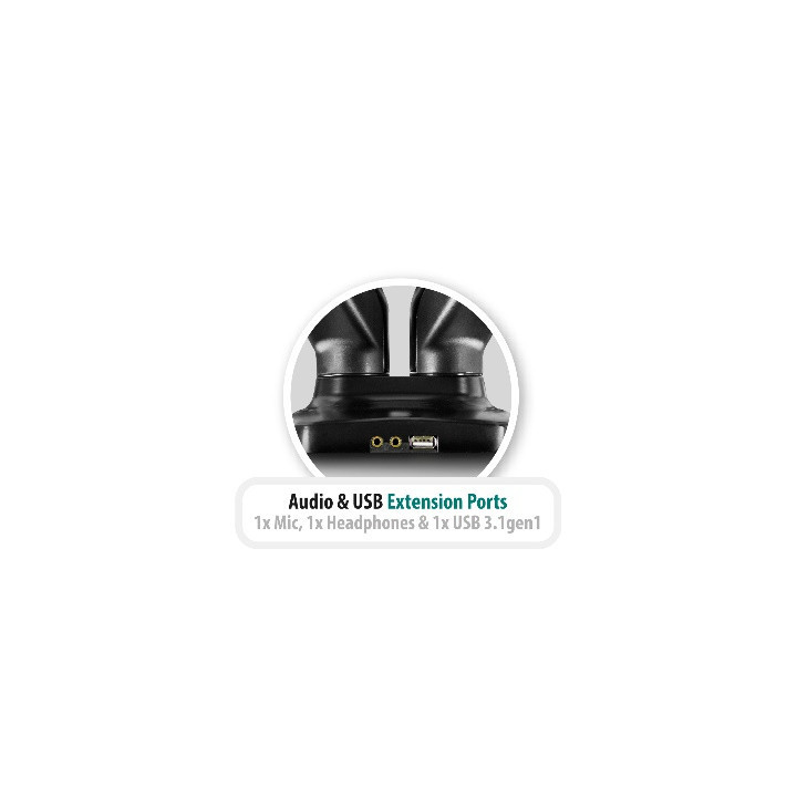 Ewent EW1516 montagem e suporte para monitores 68,6 cm (27") Fixação Aparafusar Preto