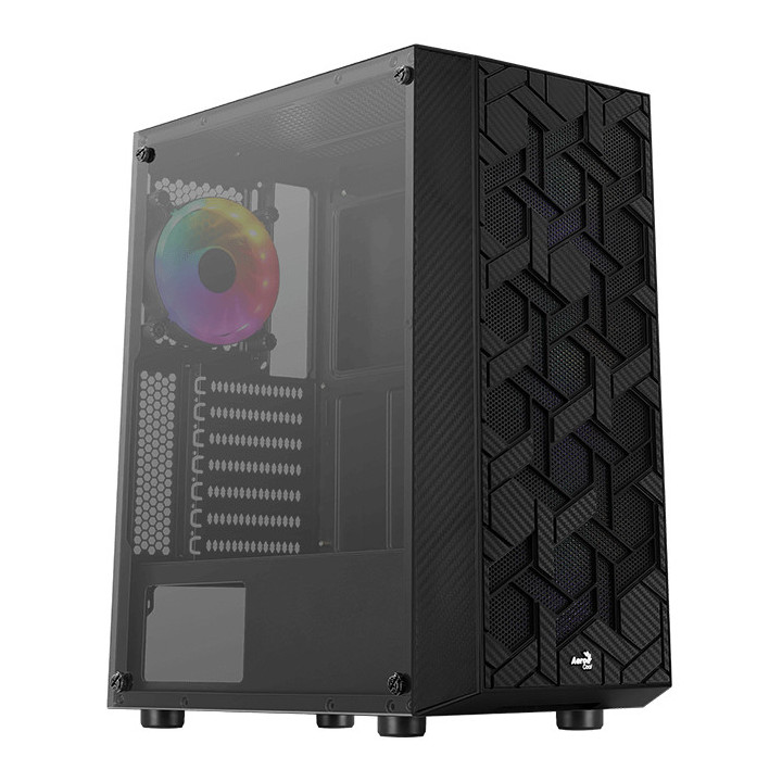 Aerocool Hive-G-BK-v3 Midi Tower Preto
