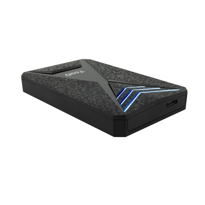 TooQ TQE-2550BL Caixa para Discos Rígidos 2.5" Compartimento HDD SSD Preto