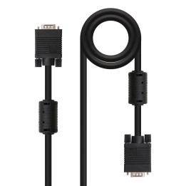 Nanocable 10.15.0103 cabo VGA 3 m VGA (D-Sub) Preto