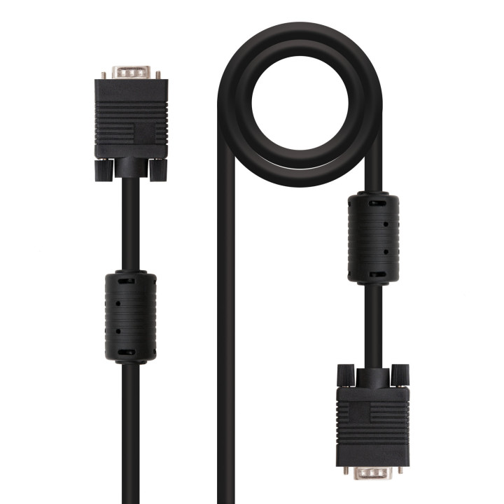 Nanocable 10.15.0103 cabo VGA 3 m VGA (D-Sub) Preto