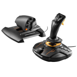 Thrustmaster T.16000M FCS Hotas Joystick MAC, PC Analógico   Digital USB Preto, Laranja