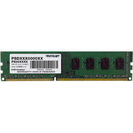 Patriot Memory 4GB PC3-12800 módulo de memória DDR3 1600 MHz