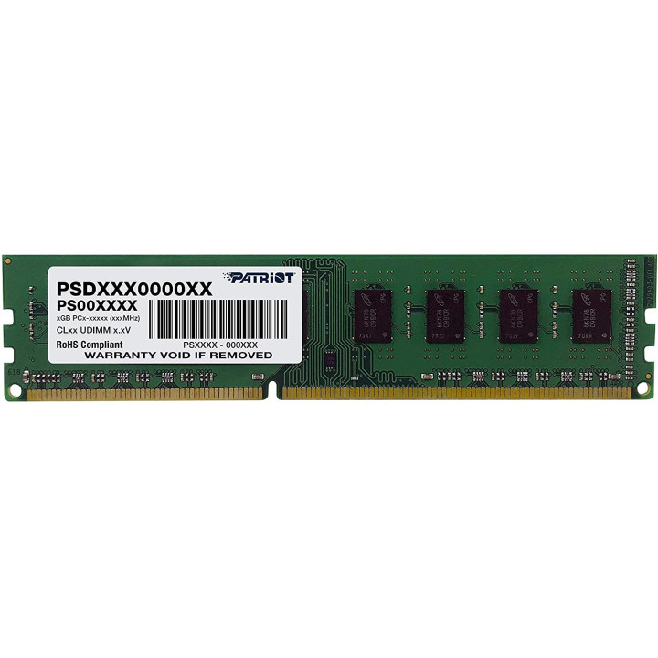 Patriot Memory 4GB PC3-12800 módulo de memória DDR3 1600 MHz