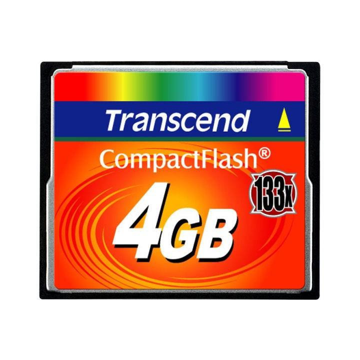 Transcend Cartão de memória 4 GB Flash compacto MLC - TS4GCF133