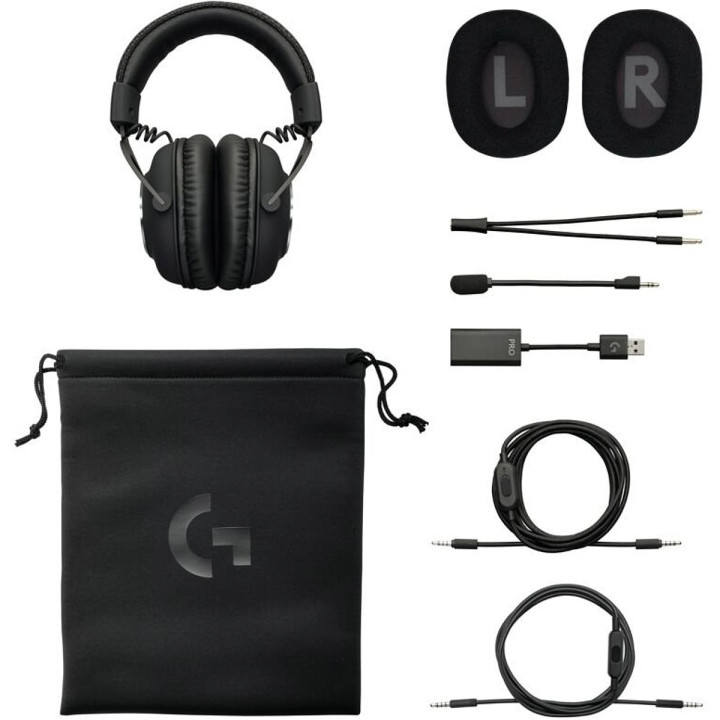 Headset Logitech PRO X Preto