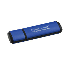 Kingston Technology DataTraveler Vault Privacy 3.0 64GB unidade de memória USB USB Type-A 3.2 Gen 1 (3.1 Gen 1) Azul