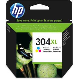 HP 304XL Original Ciano, Magenta, Amarelo