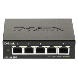 D-Link DGS-1100-05V2 switch de rede Gigabit Ethernet (10 100 1000) Preto