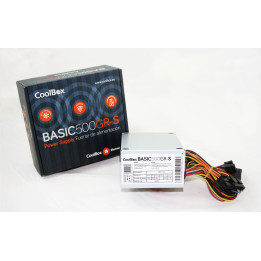 CoolBox BASIC500GR-S fonte de alimentação 500 W 20+4 pin ATX SFX Branco
