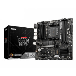 MSI B550M PRO-VDH Socket AM4 micro ATX AMD B550