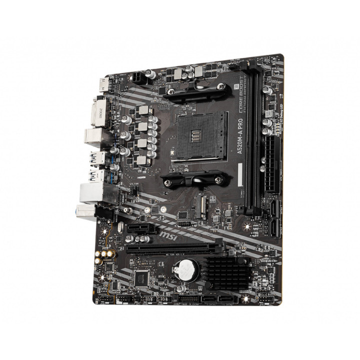 MSI A520M-A PRO Socket AM4 micro ATX AMD A520