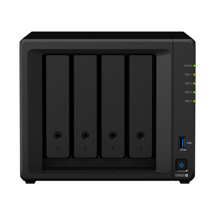 Synology DiskStation DS920+ servidor NAS e de armazenamento J4125 Ethernet LAN Mini Tower Preto