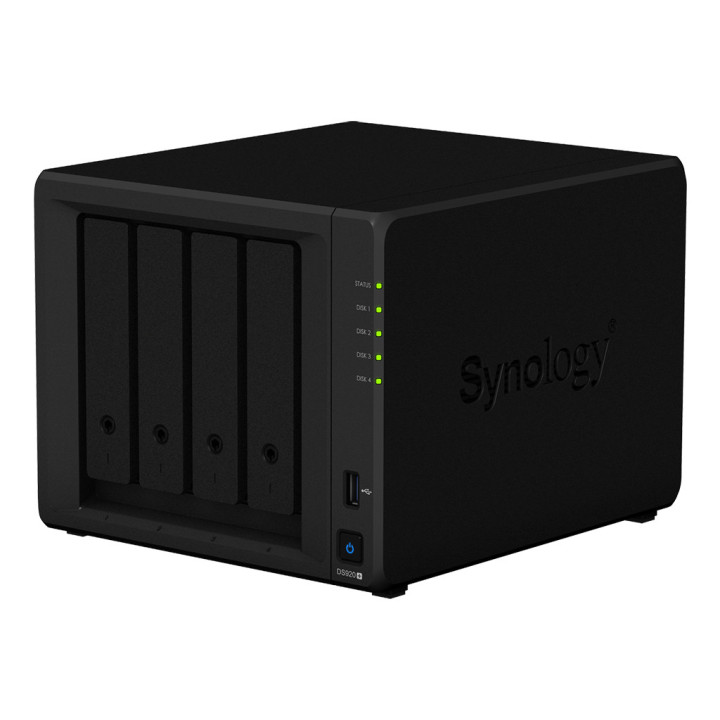 Synology DiskStation DS920+ servidor NAS e de armazenamento J4125 Ethernet LAN Mini Tower Preto