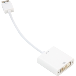 Sharkoon Cabo Adaptador DisplayPort 1.2 (M) to DVI-D (F) 15cm Branco