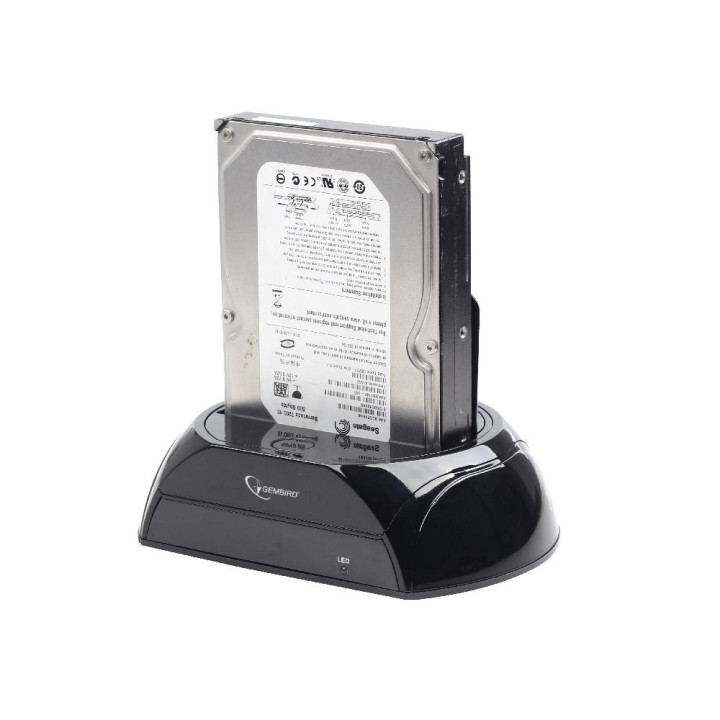 Gembird HD32-U3S-2 Docking Station para Discos Rígidos Preto